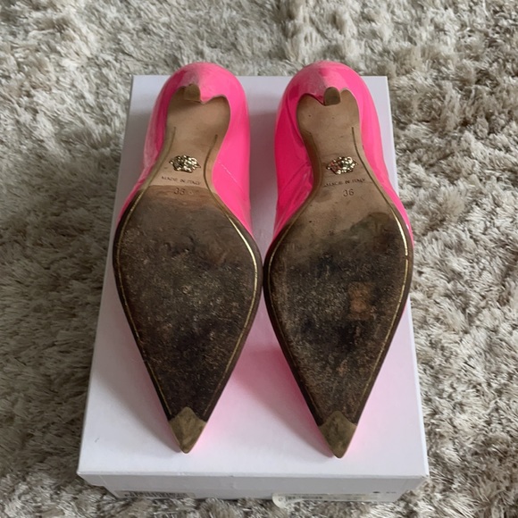 Versace Neon Pink Pump - Picture 5 of 11